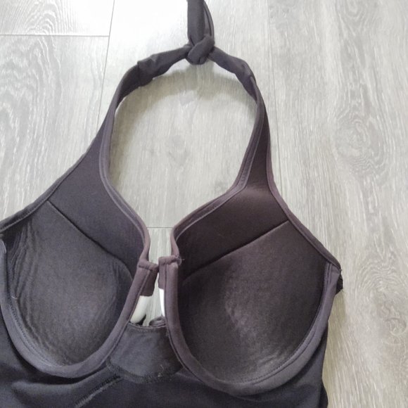 MagicSuit Notch Detail Halter Top One Piece Swimsuit Size 8 DD - Picture 9 of 13